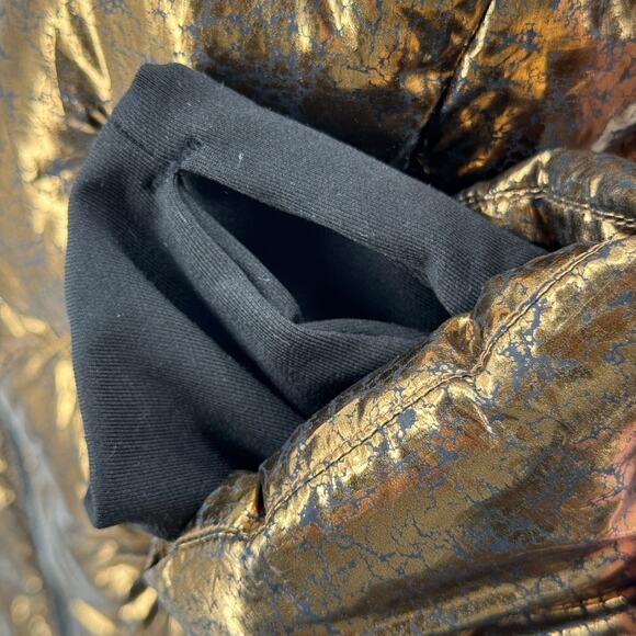 The North Face Women's Holladown Cropped Puffer Jackets XS Metallic Copper Down - Picture 7 of 13